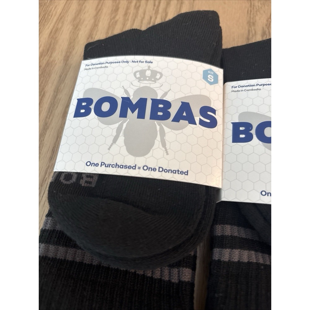 New 14Pairs Bombas Black Ankle Socks Small (Fits Youth Sizes 9-4) (Womens 4-7.5) - Picture 2 of 4